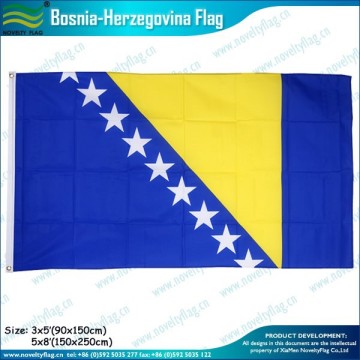 3x5ft Bosnia Herzegovina Flag