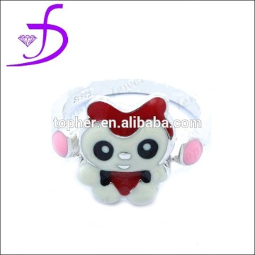 Wholesale 925 enamel sterling silver jewelry rings