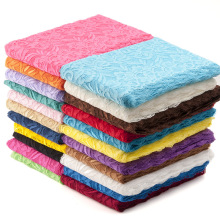 New Design: Colorful Mesh Flowers Elastic Spandex and Nylon Lace, 15cm Wide with Stretch