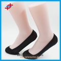 Womens' Cotton Sole Shallow Mouth Invisible Knitting Nylon Sock