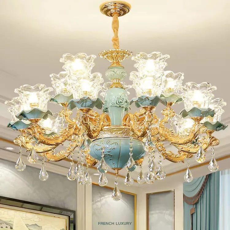 Elegant K9 Crystal Luxury Pendant Chandelier for Hotels