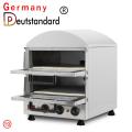 Oven Pizza Komersial Double Deck Stainless Steel