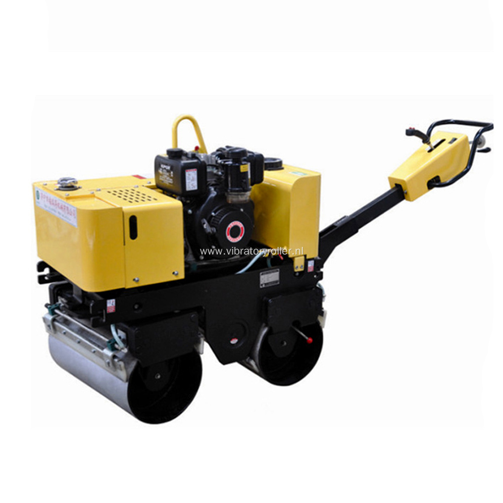 Hand Operated Double Drum Soil Compactor Road Roller