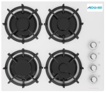 Gas Hobs Hephaestus White Colour