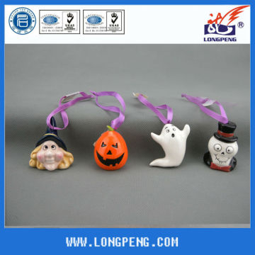 Ceramic Pumpkin Hanging Decoration, Halloween EVA Ghost,Skeleton,Witches Design
