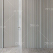 Hidden Door Modern Solid Wooden Grained Flush Design Invisible Door with Invisible Hinge