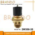 2W350-35 Válvula solenoide eléctrica de latón de 1 1/4 &#39;&#39; Agua