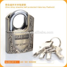 Yalian Zinc Alloy Shackle Half Protected Vane Key Padlock
