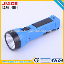 High power plastic rechargeable solar led lamp torch