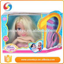 Doll Styling Head Hairdressing Model Play Set Hair Accessories