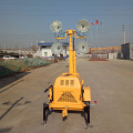 Full halogen lamp mobile light tower construction lighting light tower, full range lighting headlight price