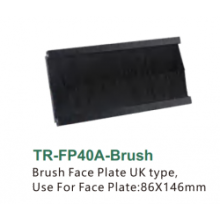 Brush Face Plate UK Type 86x146mm