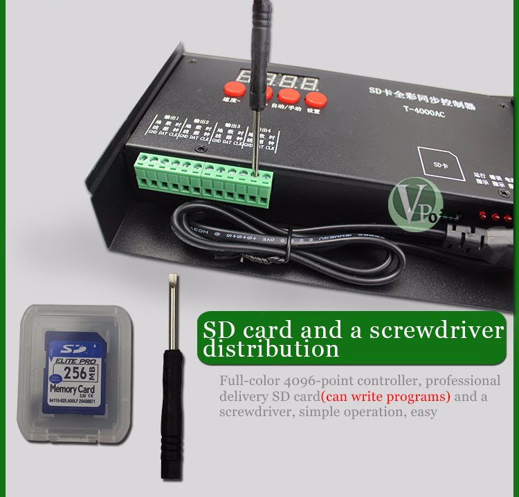 2014 Led Edit software Programmable full-color led pixel controller