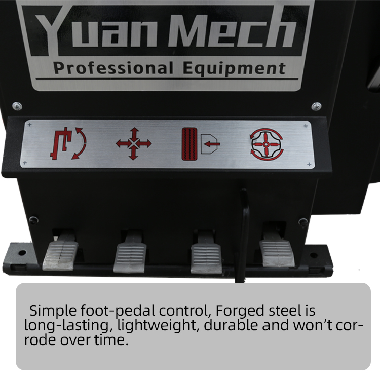 tire changer foot pedal control