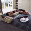 Sofa Sudut L Berbentuk Fabric Sectional Sofa