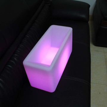 Outdoor Plastic Garden Led Light Flower Pots