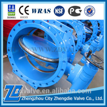 double eccentric motorized rubber series 14 buttterfly valve