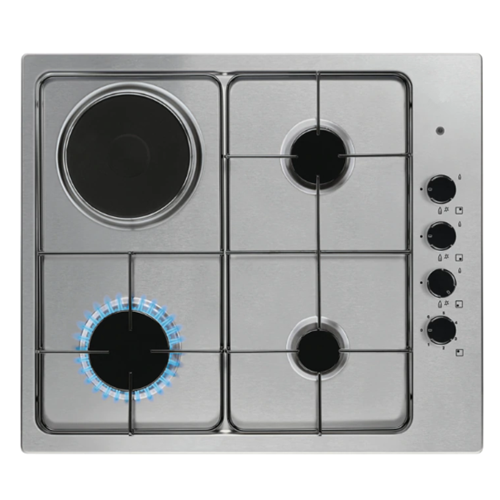 Built-in Mixed Electric Hob Stainless Steel 60cm