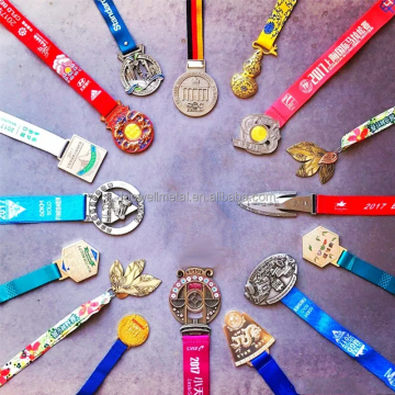Marathon medals professional metal custom 3D running medals