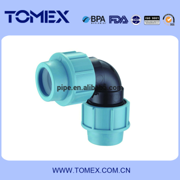 elbow pp compressure fittings for water