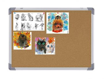 Wholesale Notice Cork Board with Pins for Classrom