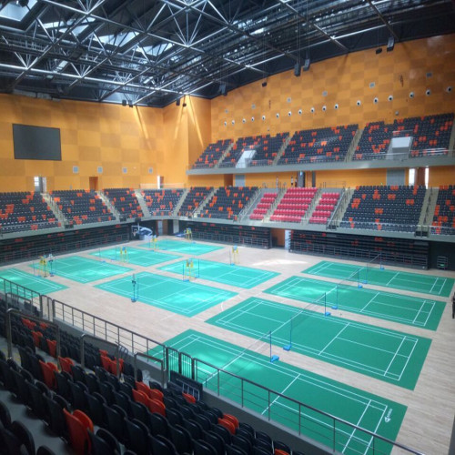 BWF goedgekeurde indoor badmintonveldmat