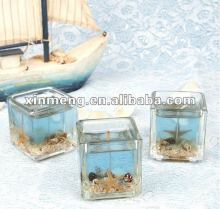 gel candle/decorative gel candles/glass gel candles