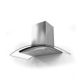 Kitchen Extractor Hood Curved Glass