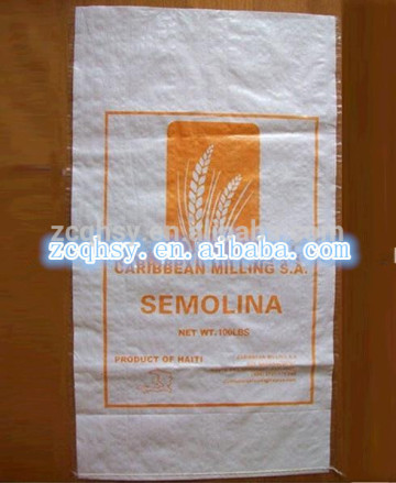 25kg pp woven packing bag for starch,flour,corn flour packing bag