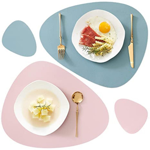 Silicone placemats đế lót ly ăn thảm có thể giặt được