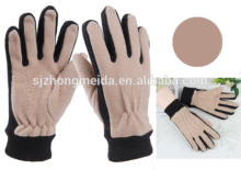 custom unisex embroidery fleece gloves