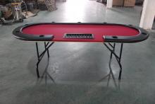 84inch speed cloth with folding legs poker table