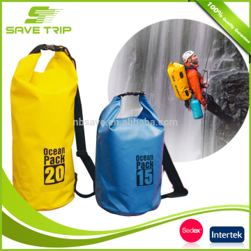 Custom Logo Climbing Gear Dry Bag Outdoor PVC Backpack Waterproof Climbing 2L 20L Bags