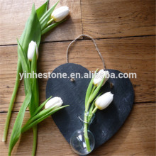 Slate flower bottle holder/slate bottle holder/bottle holder for flower with slate