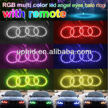 Hot selling DC12V 5050 27 Leds RGB multi color 90mm halo rings Color Universal Color Changing halo rings