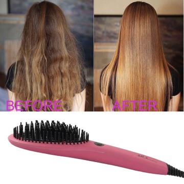 2017 Ceramic Electric Flat iron Brush Straightener