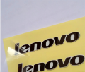Lenovo Logos Nikkel dik naamplaatje