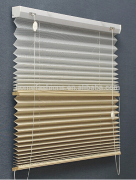 Pleated Window Blinds/curtain fabric Factory supply pleated window blinds shade fabric