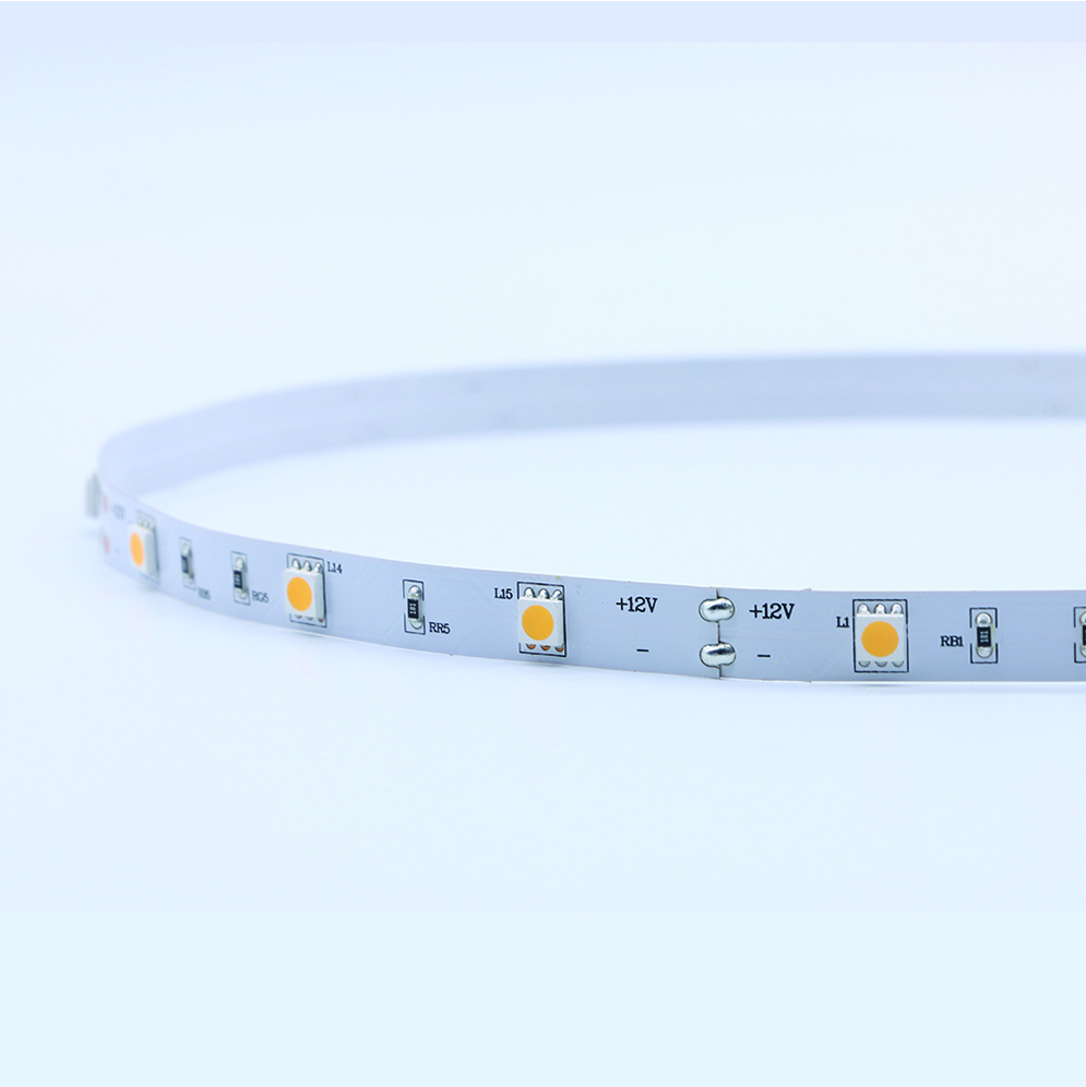 5050SMD 30led 7.2W ضوء الشريط اللون الأبيض النقي