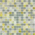 Gold line Daylight yellow modern glass mosaic tiles