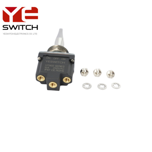 Yeswitch HT802 IP68 ऑन-ऑफ-ऑन-ऑन इलेक्ट्रिक लिफ्ट टॉगल स्विच