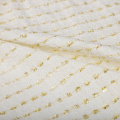 Guld Silke Stripe Jacquard-tyg för plagg