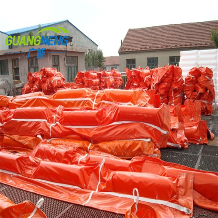 Wholesale Orange PVC Oil Boom Rubber PVC Fences Oil Spill Boom