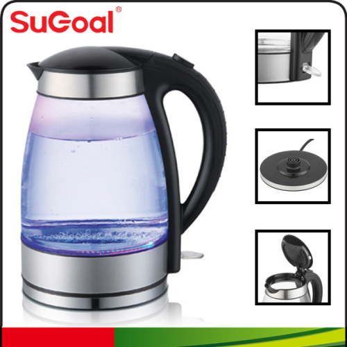 Crystal Glass Electric Kettle for Home Appliance