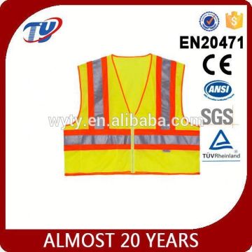 high visibility Green safety vest