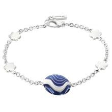 Popularity thin silver hand chain bracelet