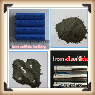 Iron sulfide battery