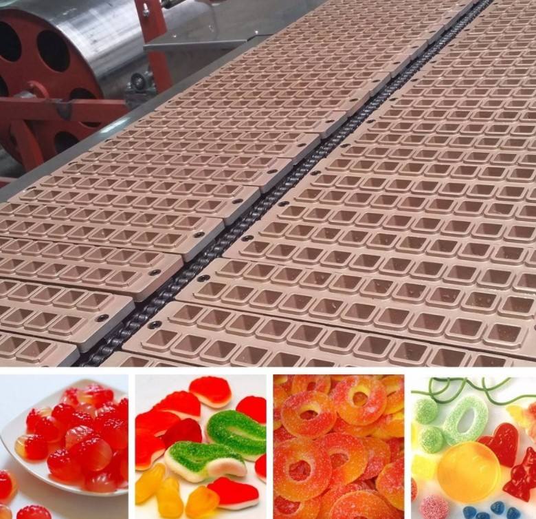 soft candy making machine/jelly candy processing line