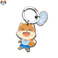 Wholesale key chain with custom logo keyring