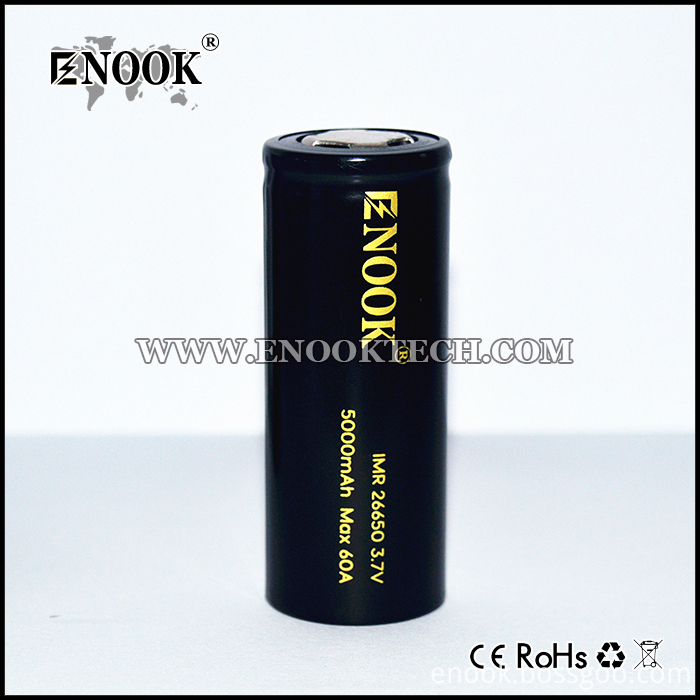 Enook 26650 5000mAh 60A rechargerble e-cig battery 